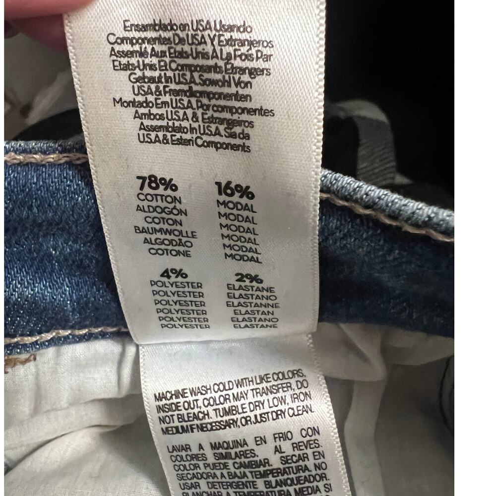 MOTHER The Hustler Ankle Fray Jeans 25 Meet Cute Flare High Rise quiet luxury - Picture 9 of 12